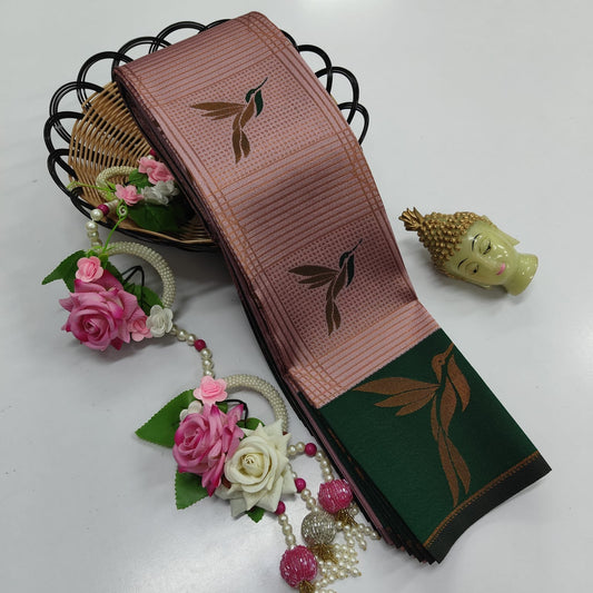 Tharagai Premium Kupera Pattu Soft Silk Saree – Elegant Designer Saree for Weddings & Festive Wear