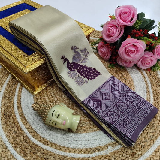 Tharagai Premium Kupera Pattu Soft Silk Saree – Peacock Collections | Elegant Wedding & Festive Saree